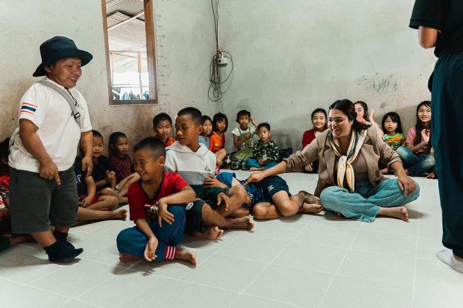 Children and families at the TSilentP home